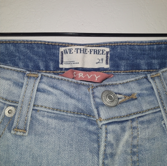 FREE PEOPLE Curvy High Rise Vintage Straight Jeans - Picture 6 of 10